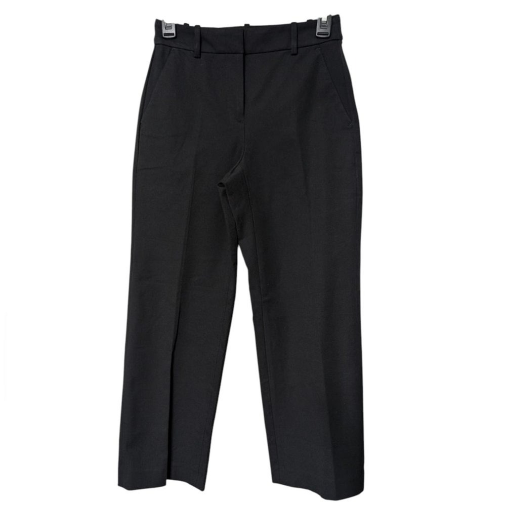 J. Crew Black Remy Full Length High Rise Wide Leg Pants Size 00P